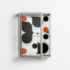 Conserto2 - Wall Cabinet - Vratislav Pecka - Pebble - Clear glass
