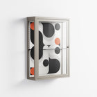 Conserto2 - Wall Cabinet - Vratislav Pecka - Pebble - Clear glass