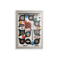Connections - Wall Cabinet - Vratislav Pecka - Pebble - Clear glass