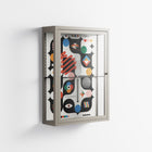 Connections - Wall Cabinet - Vratislav Pecka - Pebble - Clear glass