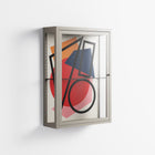 Fuerte - Wall Cabinet - Vratislav Pecka - Pebble - Clear glass