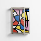 Yo - Wall Cabinet - Vratislav Pecka - Pebble - Clear glass