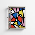 Yo - Wall Cabinet - Vratislav Pecka - Pebble - Clear glass
