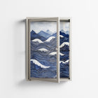Dalgalar - Wall Cabinet - Nur Rydberg - Pebble - Clear glass