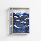 Dalgalar - Wall Cabinet - Nur Rydberg - Pebble - Clear glass