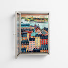 Gamla Stan - Wall Cabinet - Nur Rydberg - Pebble - Clear glass
