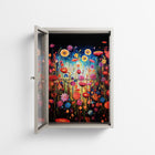 Greatful Meadow - Wall Cabinet - Nur Rydberg - Pebble - Clear glass