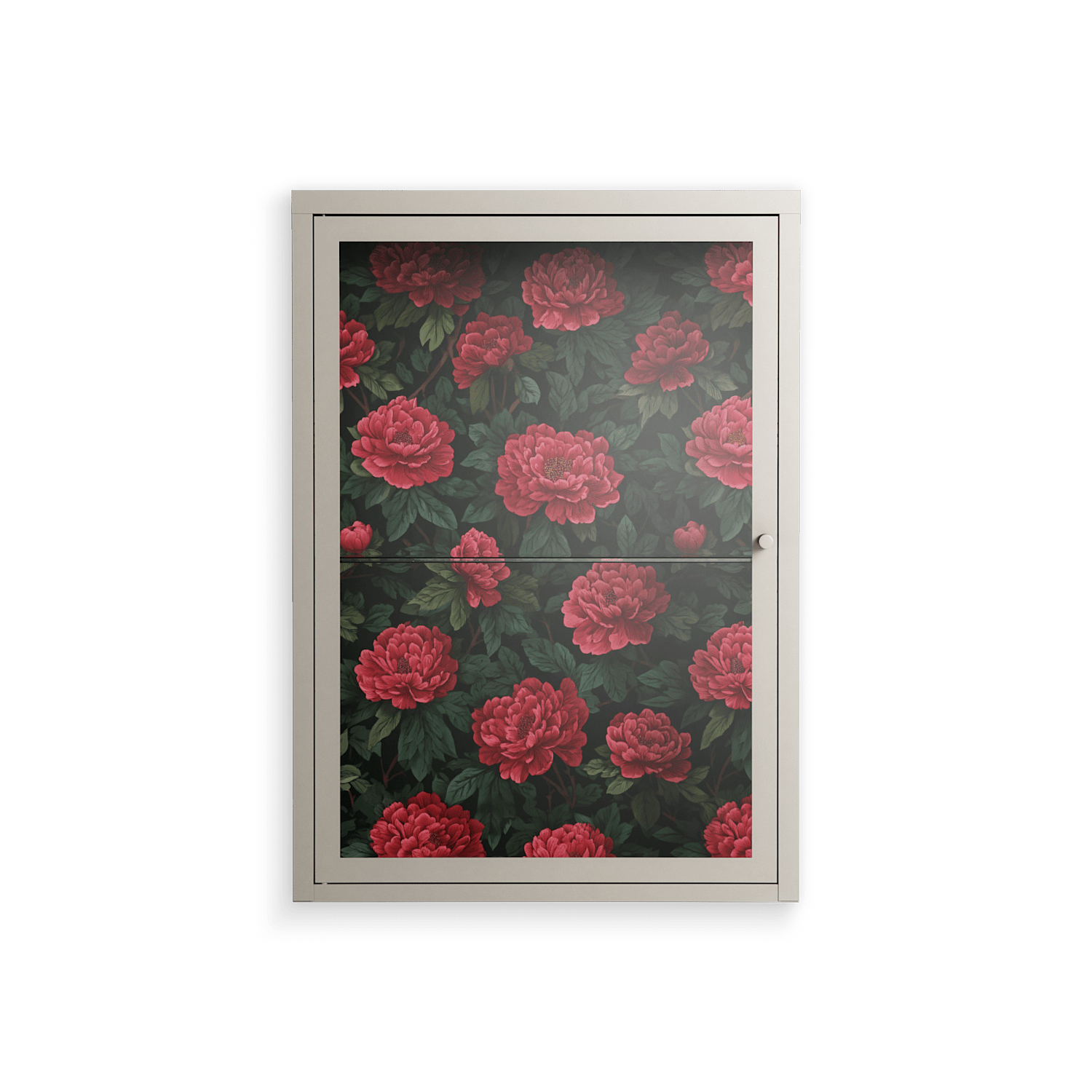 Mormors Rabatt - Wall Cabinet - Nur Rydberg - Pebble - Clear glass