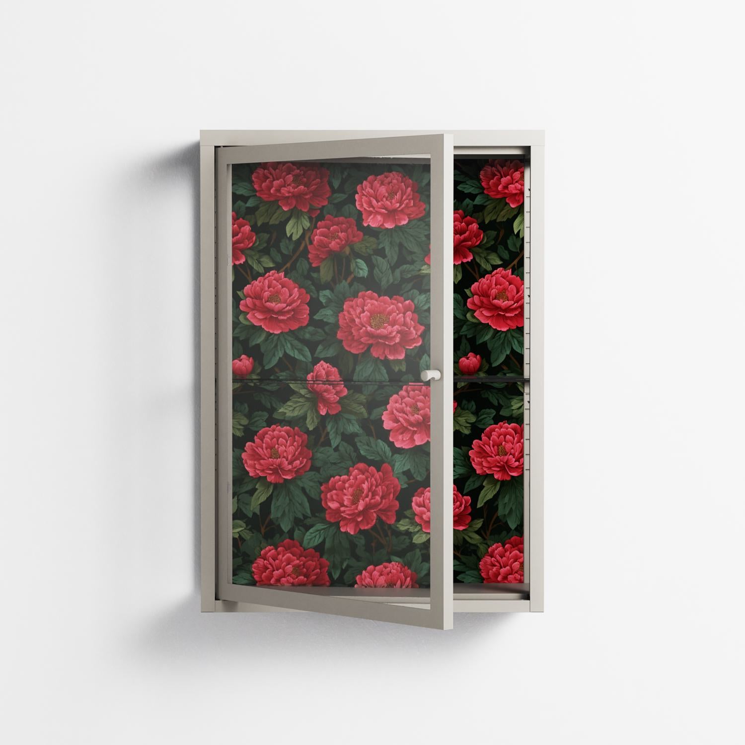 Mormors Rabatt - Wall Cabinet - Nur Rydberg - Pebble - Clear glass