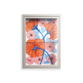 Big Orange Blooms - Wall Cabinet - Katie O’Shea - Pebble - Clear glass