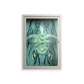 Turtle With Kelp - Wall Cabinet - Katie O’Shea - Pebble - Clear glass