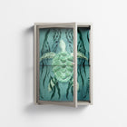 Turtle With Kelp - Wall Cabinet - Katie O’Shea - Pebble - Clear glass