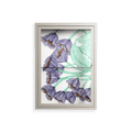 Tulips Purple - Wall Cabinet - Katie O’Shea - Pebble - Clear glass
