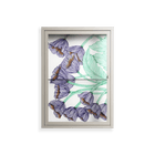 Tulips Purple - Wall Cabinet - Katie O’Shea - Pebble - Clear glass