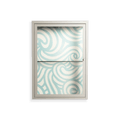 Epic Swirl - Wall Cabinet - Amy Suther - Pebble - Clear glass
