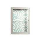 Epic Swirl - Wall Cabinet - Amy Suther - Pebble - Clear glass