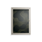Midnight Dune - Wall Cabinet - Amy Suther - Pebble - Clear glass
