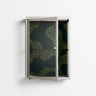 Midnight Dune - Wall Cabinet - Amy Suther - Pebble - Clear glass