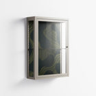 Midnight Dune - Wall Cabinet - Amy Suther - Pebble - Clear glass