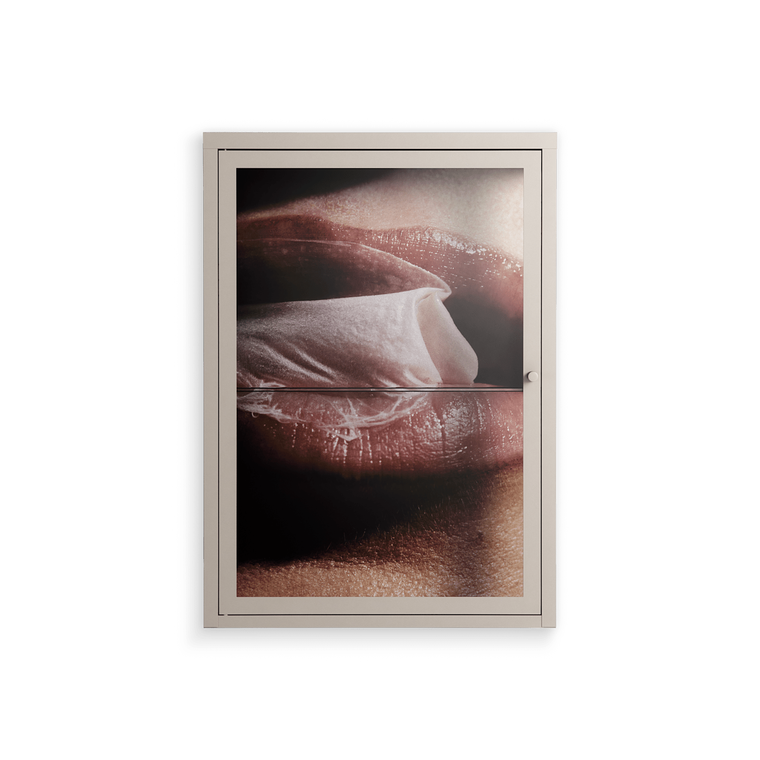 Blow - Wall Cabinet - Nadia Ryder - Pebble - Clear glass