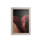 Red 3 - Wall Cabinet - Nadia Ryder - Pebble - Clear glass
