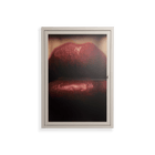 Red - Wall Cabinet - Nadia Ryder - Pebble - Clear glass