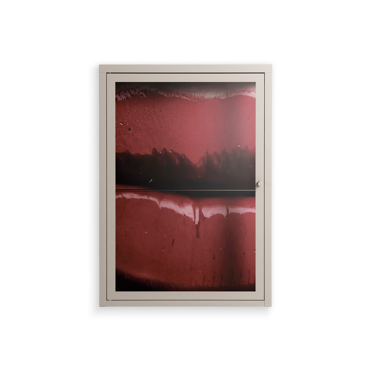 Squish - Wall Cabinet - Nadia Ryder - Pebble - Clear glass