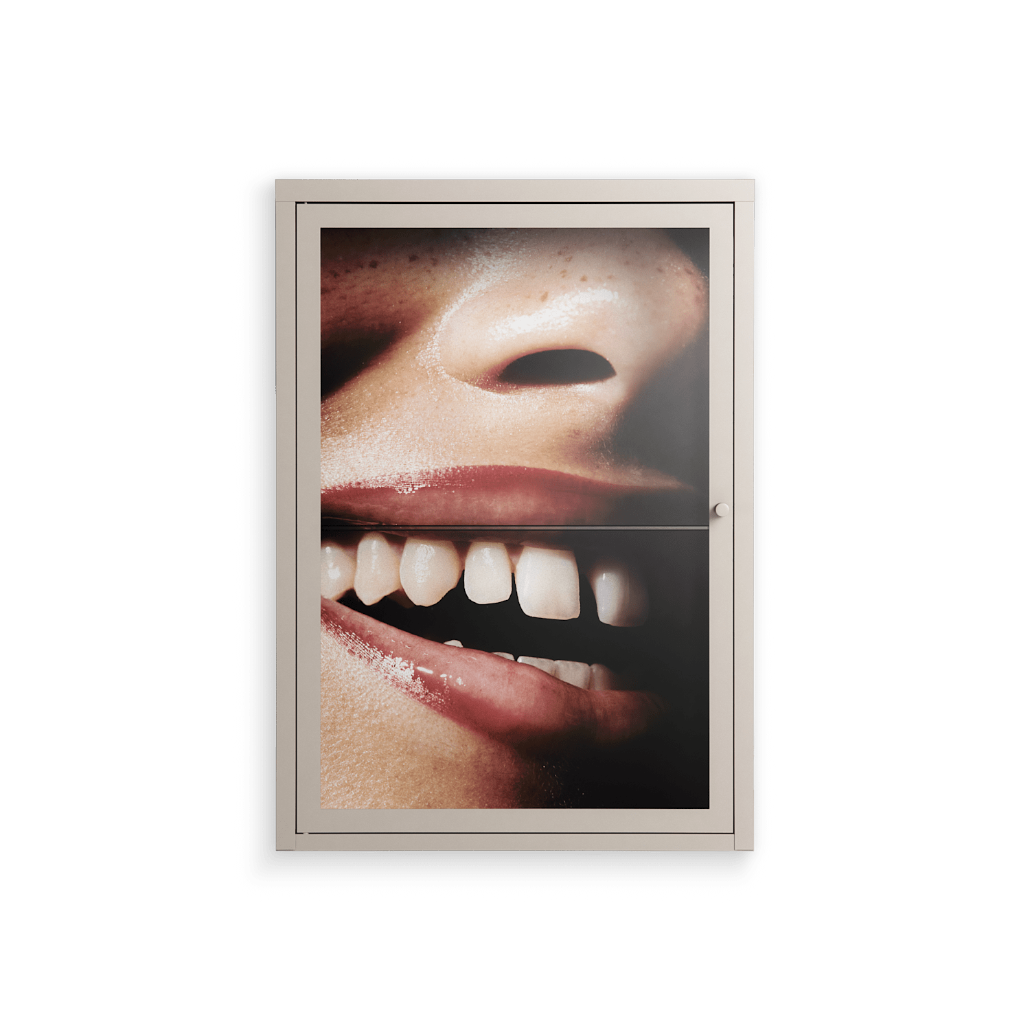 Teeth - Wall Cabinet - Nadia Ryder - Pebble - Clear glass