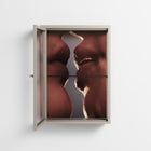 The Art Of Kissing 2 - Wall Cabinet - Nadia Ryder - Pebble - Clear glass