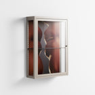 The Art Of Kissing 2 - Wall Cabinet - Nadia Ryder - Pebble - Clear glass