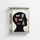 Désordre_Intérieur - Wall Cabinet - David Vanadia - Pebble - Clear glass
