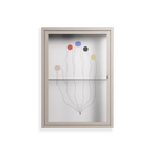 Épanoui - Wall Cabinet - David Vanadia - Pebble - Clear glass