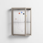 Épanoui - Wall Cabinet - David Vanadia - Pebble - Clear glass