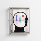 Équilibre_Intérieur - Wall Cabinet - David Vanadia - Pebble - Clear glass