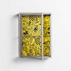 What a Mess - Wall Cabinet - Craig Watkins - Pebble - Clear glass