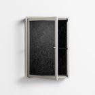 The Single Color - Wall Cabinet - Craig Watkins - Pebble - Clear glass