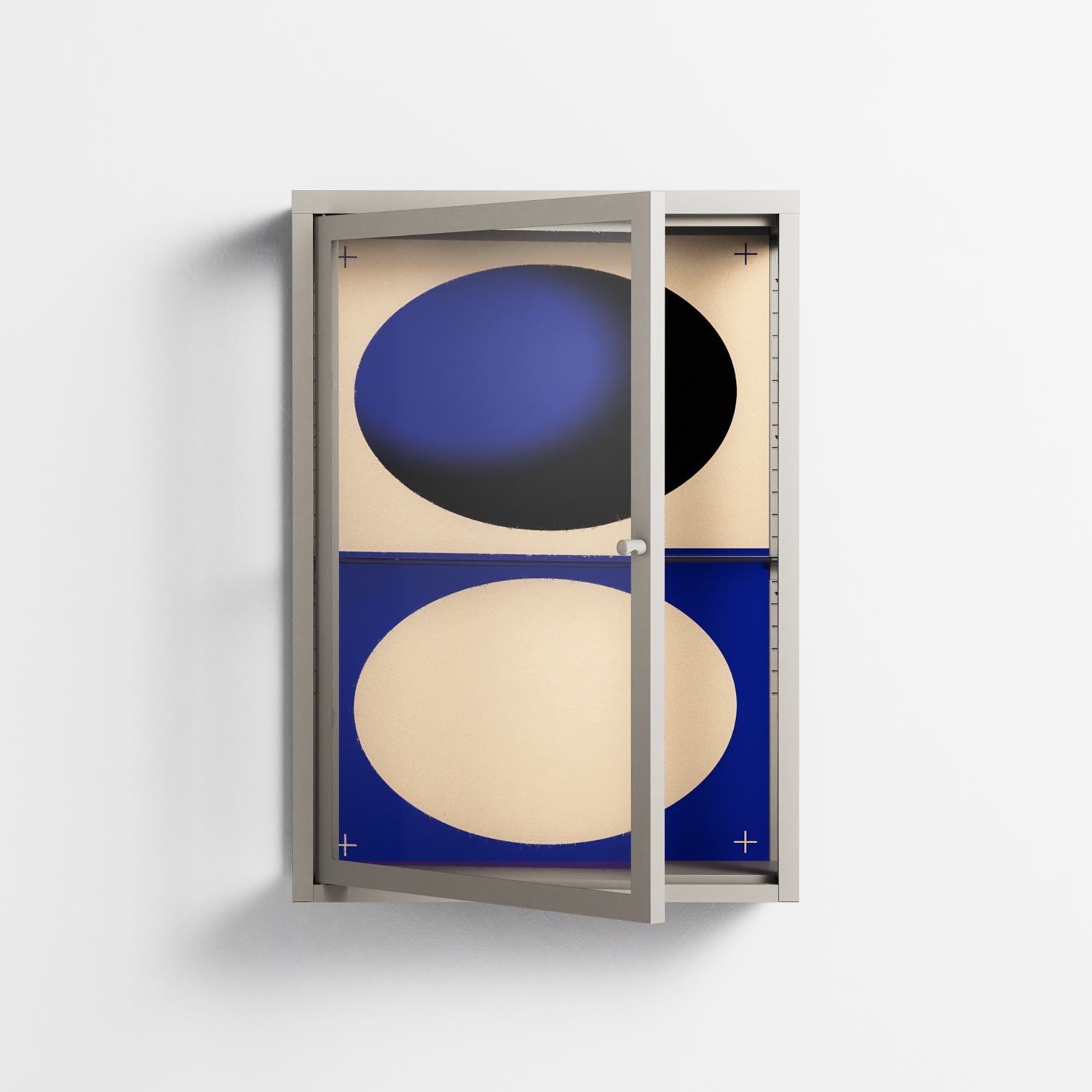 Entrance - Wall Cabinet - Oluwasheyi Adebayo - Pebble - Clear glass