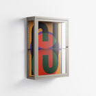 JJ - Wall Cabinet - Oluwasheyi Adebayo - Pebble - Clear glass