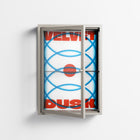 Velvet Dusk - Wall Cabinet - Oluwasheyi Adebayo - Pebble - Clear glass