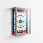 Velvet Dusk - Wall Cabinet - Oluwasheyi Adebayo - Pebble - Clear glass