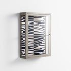 Wave Lens - Wall Cabinet - Oluwasheyi Adebayo - Pebble - Clear glass