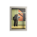 Anonymous Reader - Wall Cabinet - Kristin Eriksson - Pebble - Clear glass