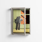 Anonymous Reader - Wall Cabinet - Kristin Eriksson - Pebble - Clear glass