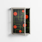 Floral Pipes - Wall Cabinet - Kristin Eriksson - Pebble - Clear glass