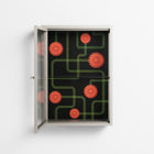 Floral Pipes - Wall Cabinet - Kristin Eriksson - Pebble - Clear glass
