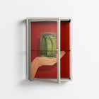Pickles - Wall Cabinet - Kristin Eriksson - Pebble - Clear glass