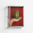 Pickles - Wall Cabinet - Kristin Eriksson - Pebble - Clear glass