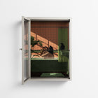 Bad Omen - Wall Cabinet - Kristin Eriksson - Pebble - Clear glass