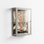 We Are Who We Are - Wall Cabinet - Sophie Goudman-Peachey - Pebble - Clear glass