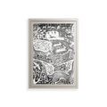 Flight Of Fancy - Wall Cabinet - Diana Catchpole - Pebble - Clear glass